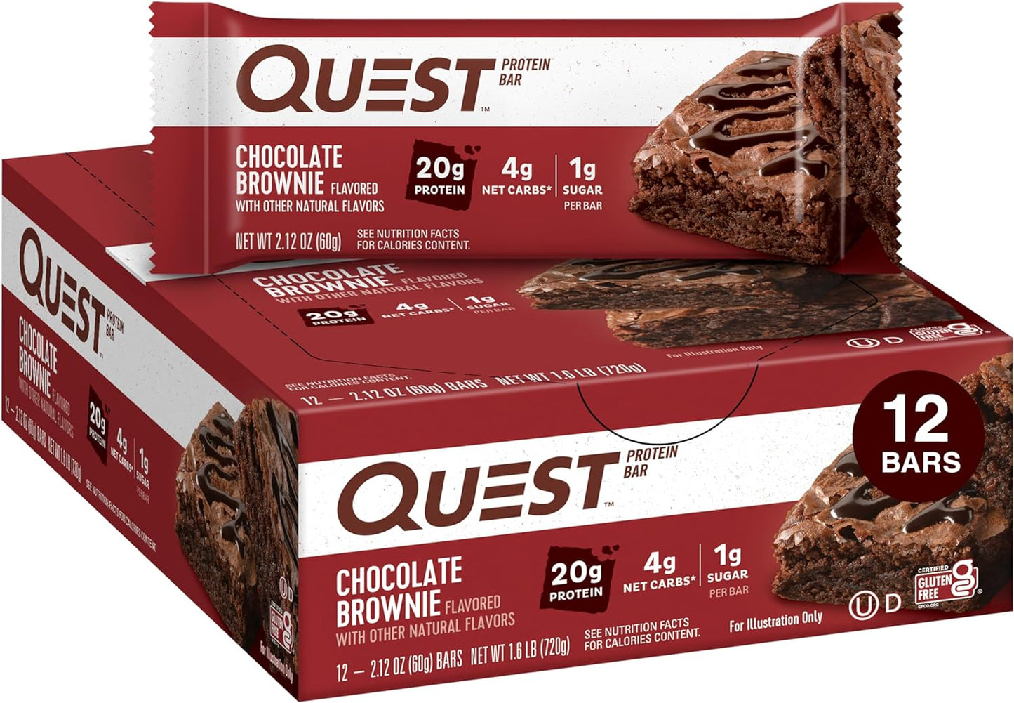 Quest Nutrition Barra de Proteina sabor Chocolate